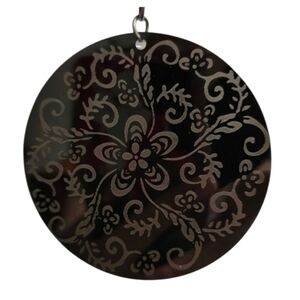 Elegant Black Beaded Necklace & Earring Set